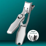 Maxbell Maxbell Nail Clippers Nail File Set 2 in 1 Portable Manicure Pedicure Set for Family silvery