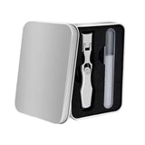 Maxbell Maxbell Nail Clippers Nail File Set 2 in 1 Portable Manicure Pedicure Set for Family silvery