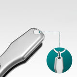 Maxbell Maxbell Nail Clippers Nail File Set 2 in 1 Portable Manicure Pedicure Set for Family silvery