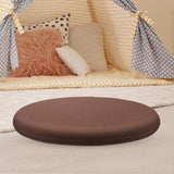 Maxbell Maxbell Round Seat Pad Holiday Gifts Floor Cushion for Outdoor Household Living Room brown