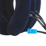 Maxbell Maxbell 3 Tier Neck Traction Inflatable Compact Tractor for Home Use Travel Elderly blue