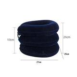 Maxbell Maxbell 3 Tier Neck Traction Inflatable Compact Tractor for Home Use Travel Elderly blue