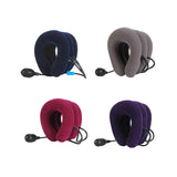 Maxbell Maxbell 3 Tier Neck Traction Inflatable Compact Tractor for Home Use Travel Elderly blue