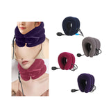 Maxbell Maxbell 3 Tier Neck Traction Inflatable Compact Tractor for Home Use Travel Elderly blue