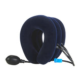 Maxbell Maxbell 3 Tier Neck Traction Inflatable Compact Tractor for Home Use Travel Elderly blue