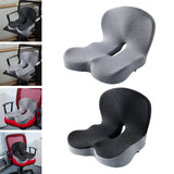 Maxbell Maxbell Chair Cushion Tailbone Cushion Breathable Back Support Multiuse Seat Cushion Light Gray