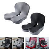 Maxbell Maxbell Chair Cushion Tailbone Cushion Breathable Back Support Multiuse Seat Cushion Light Gray