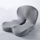 Maxbell Maxbell Chair Cushion Tailbone Cushion Breathable Back Support Multiuse Seat Cushion Light Gray