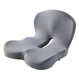 Maxbell Maxbell Chair Cushion Tailbone Cushion Breathable Back Support Multiuse Seat Cushion Light Gray