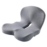 Maxbell Maxbell Chair Cushion Tailbone Cushion Breathable Back Support Multiuse Seat Cushion Light Gray