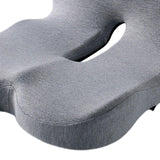 Maxbell Maxbell Chair Cushion Tailbone Cushion Breathable Back Support Multiuse Seat Cushion Light Gray