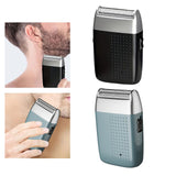 Maxbell Maxbell Mini Shaver for Men Portable Small Face Hair Removal for Home Office Outdoor black