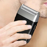 Maxbell Maxbell Mini Shaver for Men Portable Small Face Hair Removal for Home Office Outdoor black