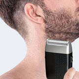 Maxbell Maxbell Mini Shaver for Men Portable Small Face Hair Removal for Home Office Outdoor black