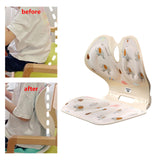 Maxbell Maxbell Posture Corrector Ergonomic Folding for Computer Chair Floor Seat Desk Chair champagne gold