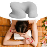 Maxbell Maxbell Neck Pad Soft Portable Multiuse Easy Clean Headrest Neck Cushion Face Cradle Gray