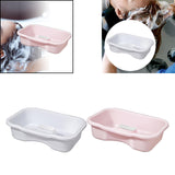 Maxbell Maxbell Shampoo Bowl for Bedside Hair Washing Tray for Bedridden Seniors Handicapped white