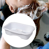 Maxbell Maxbell Shampoo Bowl for Bedside Hair Washing Tray for Bedridden Seniors Handicapped white