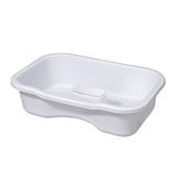Maxbell Maxbell Shampoo Bowl for Bedside Hair Washing Tray for Bedridden Seniors Handicapped white