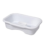 Maxbell Maxbell Shampoo Bowl for Bedside Hair Washing Tray for Bedridden Seniors Handicapped white