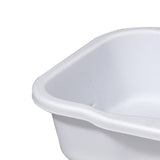 Maxbell Maxbell Shampoo Bowl for Bedside Hair Washing Tray for Bedridden Seniors Handicapped white