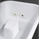 Maxbell Maxbell Shampoo Bowl for Bedside Hair Washing Tray for Bedridden Seniors Handicapped white