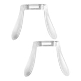 Maxbell 2 Pieces U Shape Eyeglasses Nose Pads Bridge Nose Support Clear Replacement 23mmx19.5mm