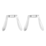 Maxbell 2 Pieces U Shape Eyeglasses Nose Pads Bridge Nose Support Clear Replacement 23mmx19.5mm