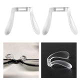 Maxbell 2 Pieces U Shape Eyeglasses Nose Pads Bridge Nose Support Clear Replacement 23mmx19.5mm