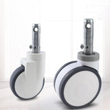 Maxbell Swivel Stem Caster Transport Castors Wheel for Hospital Beds Mop Bucket Cart Style A