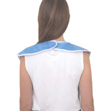 Maxbell Maxbell 3Pcs Adult Bibs Reusable Large Adult Feeding Bibs for Elderly Unisex Seniors azure color
