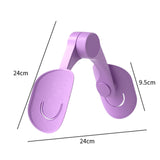 Maxbell Maxbell Thigh Exerciser Compact Bodybuilding Universal Toner Floor Workout Equipment violet