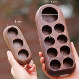 Maxbell Essential Oil Rack 3 Slots Collection Shelf Tray Wooden Essential Oil Holder