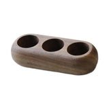 Maxbell Essential Oil Rack 3 Slots Collection Shelf Tray Wooden Essential Oil Holder