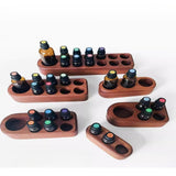 Maxbell Essential Oil Rack 3 Slots Collection Shelf Tray Wooden Essential Oil Holder