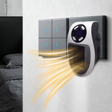 Maxbell Mini Heater AU Adapter with Remote Control Versatile for Home Office Kitchen