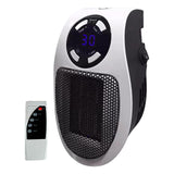 Maxbell Mini Heater UK Adapter with Remote Control Fan Heater for Home Study Kitchen