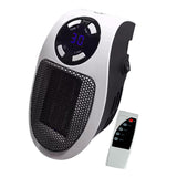 Maxbell Mini Heater UK Adapter with Remote Control Fan Heater for Home Study Kitchen