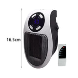 Maxbell Mini Heater US Adapter Plug with Remote Controller for Study Bedroom Kitchen