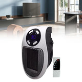 Maxbell Mini Heater US Adapter Plug with Remote Controller for Study Bedroom Kitchen