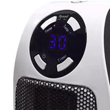 Maxbell Mini Heater US Adapter Plug with Remote Controller for Study Bedroom Kitchen