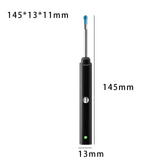 Maxbell Ear Cleaning Tool Rechargeable with Light for Phones Wireless Earwax Remover black