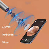 Maxbell Ear Cleaning Tool Rechargeable with Light for Phones Wireless Earwax Remover black