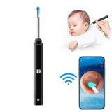 Maxbell Ear Cleaning Tool Rechargeable with Light for Phones Wireless Earwax Remover black