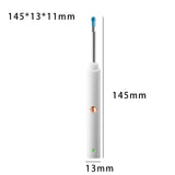 Maxbell Ear Cleaning Tool Rechargeable with Light for Phones Wireless Earwax Remover white