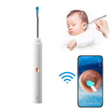 Maxbell Ear Cleaning Tool Rechargeable with Light for Phones Wireless Earwax Remover white