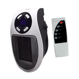 Maxbell Small Heater EU Adapter Plug with Remote Controller for Study Office Bedroom