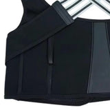 Maxbell 2 Pieces Back Brace and Posture Corrector Comfortable Shoulder and Neck Support L