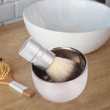 Maxbell Men Shaving Soap Bowl and Brush Kit for Valentine’S Day Gift Stainless Steel