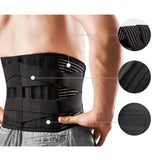 Maxbell Back Support Belt Lower Back Brace Flexible for Daily Wear Housework Fitness L